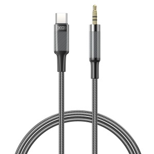 CABLU AUDIO JACK 3.5MM TATA - TIP C 1M - NEGRU - Img 2