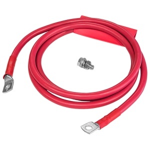 CABLU CONECTOR BATERIE PA35/8/2 ROSU - Img 1
