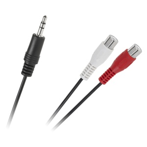 CABLU JACK 3.5 -2RCA MAMA 25CM - Img 2