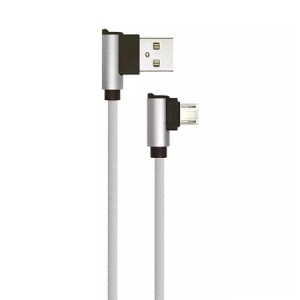 CABLU MICRO USB 1M DIAMOND EDITION - ARGINTIU - Img 1