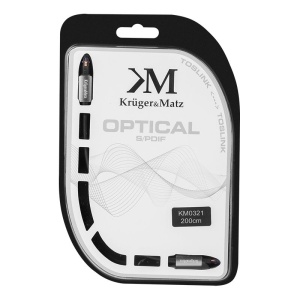 CABLU OPTIC TOSLINK-TOSLINK 2.0M KRUGER&MATZ - Img 3