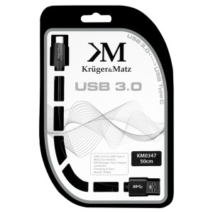 CABLU USB 3.0 TATA - USB TATA TIP C 0.5M KRUGER&MATZ - Img 3