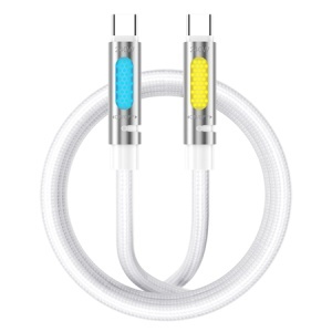 CABLU USB-C - USB - C 1.2M 240W CU RGB SI AROMATHERAPY - ALB
