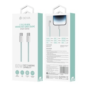 CABLU USB-C - USB-C 1M 60W 3A - VERDE - Img 4