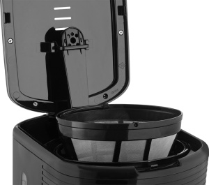Cafetiera ECG KP 2150 Stripe, 980 W, 1.5 litri, preparare pana la 10 cesti de cafea odata, sistem drip-stop, negru - Img 8