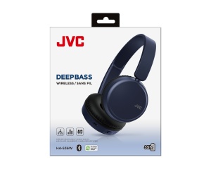 Casti audio On-Ear JVC HA-S36W-A-U, Bluetooth, Autonomie 35h, microfon, Albastru - Img 3