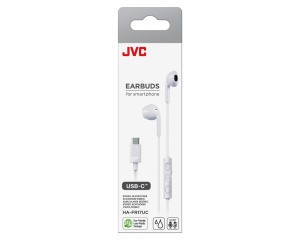Casti JVC HA-FR17UC-W-U, Cu Fir, In-Ear, Microfon, USB-C, alb - Img 2