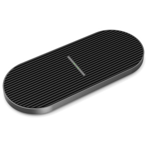 CHARGER WIRELESS QI DUO 2X10W TYPE C PLATINET - Img 2