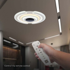 CORP ILUMINAT DECORATIV DIMABIL 125W 3000K + 6000K - ALB - Img 8