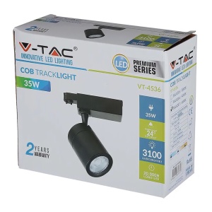 CORP ILUMINAT LED 35W TRACKLIGHT 4000K ALB NEUTRU - NEGRU - Img 6