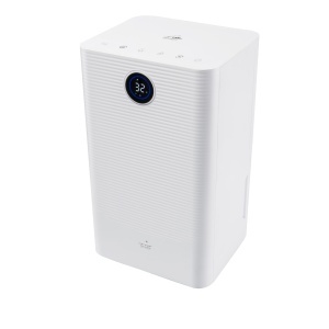 Dezumidificator cu ionizare ETA 3630 90000 Dryner, 200 W, pentru incaperi de pana la 60 m², rezervor 2 litri, timer 24 ore, alb
