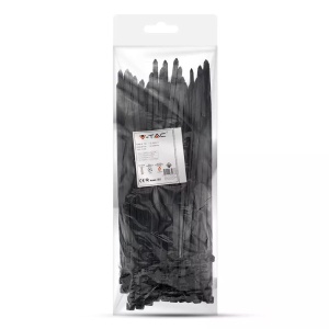 FASETE PRINDERE 2.5MM/15CM SET 100BUC - NEGRU - Img 4