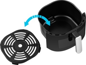 Friteuza cu aer fierbinte ECG AF 4020 Compact Fry, 3.8 litri, 1300 W, control digital, 8 programe, temperatura 80-200°C - Img 18