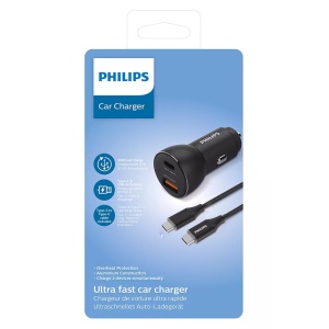 INCARCATOR AUTO USB -A SI USB TYPE C PHILIPS - Img 3