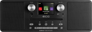 Internet radio ECG B.BOLD 7200 Intero Black, FM + DAB, stereo 2 × 10 W, CD audio si MP3, Bluetooth, USB, carcasa lemn, negru - Img 11