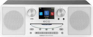 Internet radio ECG B.BOLD 7200 Intero White, FM + DAB, stereo 2 × 10 W, CD audio si MP3,Bluetooth, USB, carcasa lemn, alb - Img 10