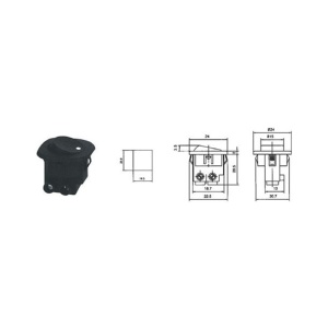INTRERUPATOR RS101 NEGRU - Img 3