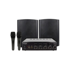 KIT KARAOKE AMPLIFICATOR 2X30W BOXE SI MICROFON