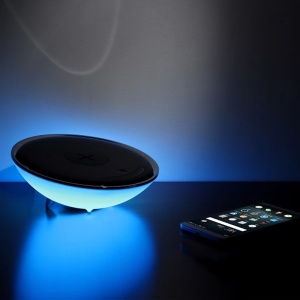 LAMPA LED 10W INCARCARE WIRELESS QI PLATINET - Img 5