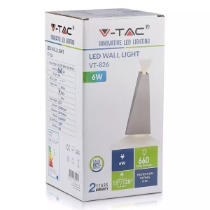 LAMPA LED 6W IP65 3000K ALB CALD - Img 6