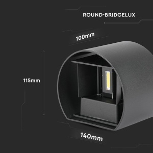LAMPA LED 6W IP65 4000K - NEGRU - Img 5