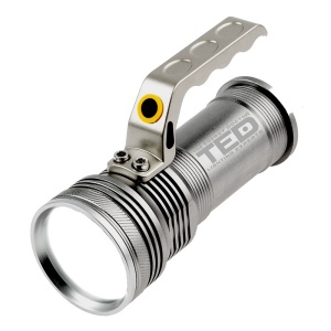 LANTERNA MANA 10W ALUMINIU CU ACUMULATOR 2X 18650 - Img 2
