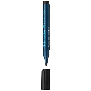 MARKER PERMANENT 130 VARF ROTUND 13MM NEGRU SCHNEIDER