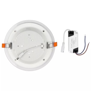 PANOU LED ROTUND INCORPORABIL 18W 4000K ALB NEUTRU, STICLA - Img 4