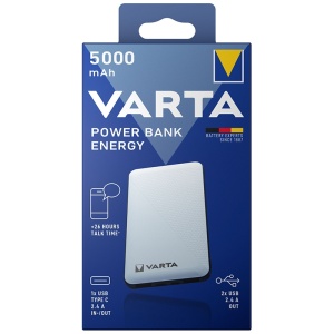 POWER BANK 2X USB 1X TYPE-C 5000MAH VARTA - Img 5