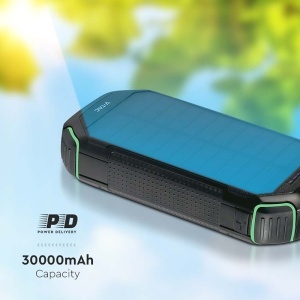 POWER BANK 30000MAH CU INCARCARE SOLARA - Img 5