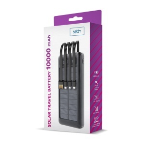 POWER BANK 4IN1 10000MAH CU INCARCARE SOLARA - Img 3