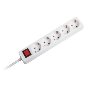 PRELUNGITOR 3X1.5MM 5 PRIZE 1.5M INTRERUPATOR ALB - Img 2