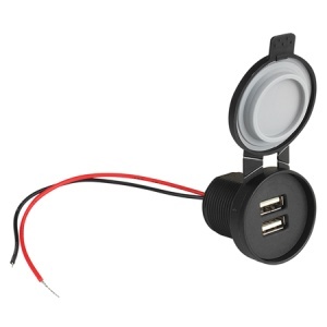 PRIZA AUTO/MOTO/BARCA IP67 2XUSB 5V/2.4A - Img 1