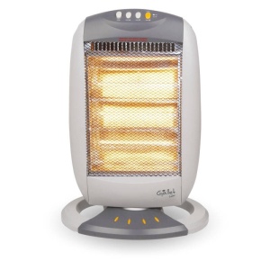 Radiator cu halogen Gallet HAL 200, 400/800/1200W, 3 zone, functie de rotatie, alb - Img 2