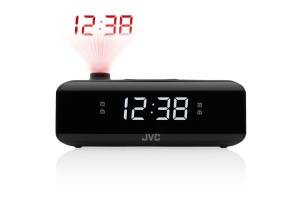 Radio cu ceas si alarma JVC RA-E211B, proiectie ora, tuner digital FM/AM, setare luminozitate, negru - Img 3