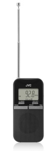 Radio de buzunar portabil JVC RA-E411B, Afisaj LCD, Tuner digital FM/AM, Negru - Img 2