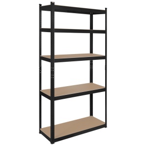 RAFT METALIC 5 POLITE 750KG MDF 180X90X40 NEGRU REBEL - Img 2