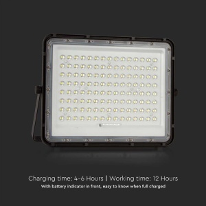 REFLECTOR CU INCARCARE SOLARA 20W 1800LM 6400K - NEGRU - Img 4