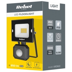 REFLECTOR LED CU SENZOR 10W 6500K 230V REBEL - Img 4