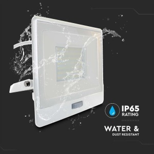 REFLECTOR LED SMD 50W 4000K IP65 CU SENZOR MISCARE - ALB - Img 14