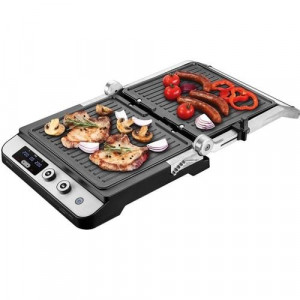 RESIGILAT - Contact grill ECG KG 1000 Gourmet, 1650–2000 W, 2 termostate independente - Img 4