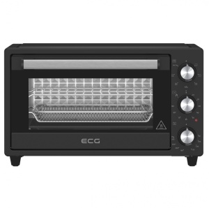 RESIGILAT - Cuptor electric ECG ET 2001B Airfry, 20 L, 1500 W, 80–250 °C, timer 90 min, 7 functii presetate, convectie, negru - Img 2