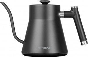 RESIGILAT - Fierbator electric ECG Forza 8000 Pour over Nero, 1200 W, 1 litru, otel inoxidabil, negru mat - Img 6