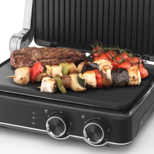 RESIGILAT - Gratar electric ETA GrilChef 5156, 2000 W, otel inoxidabil, deschidere la 180 de grade, 2 termostate - Img 5