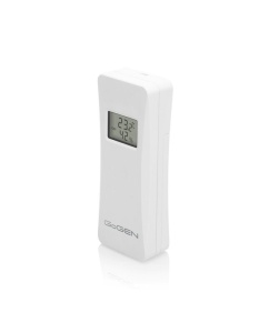 RESIGILAT - Statie meteo interior-exterior GoGEN ME 3397 W, LCD color, 3 senzori inclusi, ceas cu alarma, alb - Img 5