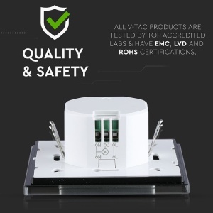 SENZOR MISCARE 180GR 1200W MAX - NEGRU - Img 8