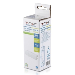 SENZOR MISCARE PENTRU REFLECTOARE LED MAX 200W IP65, ALB - Img 4