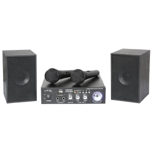 SET KARAOKE AMPLIFICATOR USB 2MIC+2 BOXE MODEL NOU - Img 2