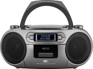 Sistem audio ECG CDR 990 DAB, 2 x 2 W RMS, Radio FM, USB, CD Player, Casetofon MP3, GRI - Img 4