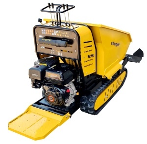 Stager RMT500SI roaba cu motor termic cu incarcator frontal 9CP, 500kg, senile - Img 4